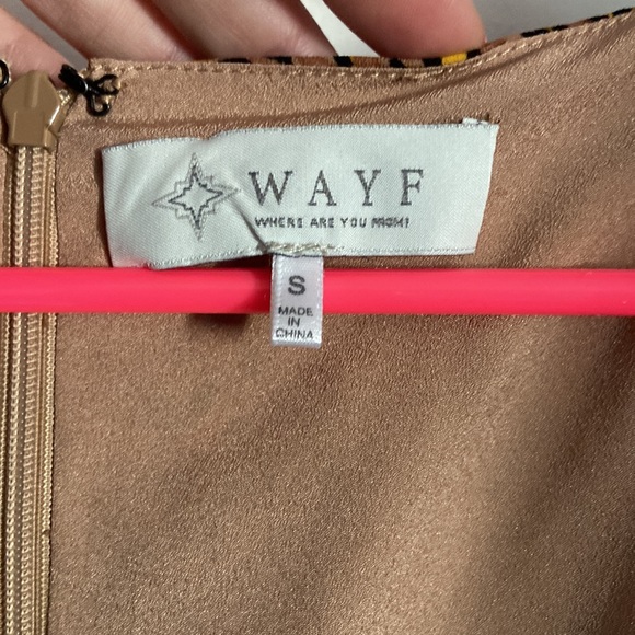 WAYF Cheetah Print Dress - Picture 2 of 3